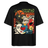 Eosan, Wolf, 1st | Blaster, Oversize Bio T-Shirt, Unisex - Schwarz