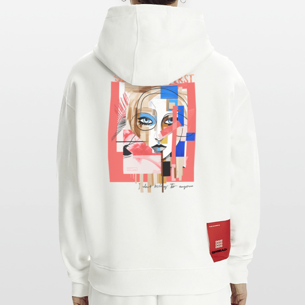 Vesperion, Frau, 1st | Heavyweight Oversized Bio Hoodie, Unisex - OFF WHITE