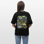 Lugh , Engel, 1st | Blaster, Oversize Bio T-Shirt, Unisex - Schwarz