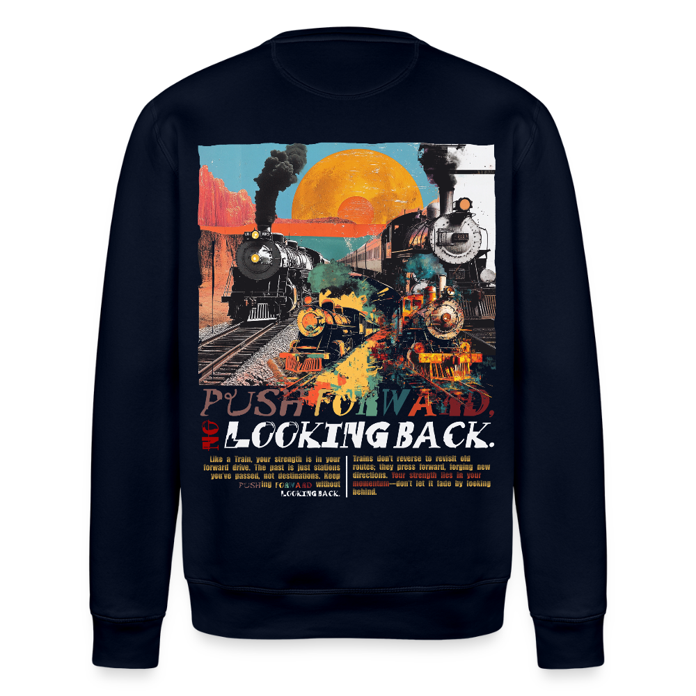Morphean, Lokomotive, 1st | Roller, Unisex Bio-Sweatshirt - Navy