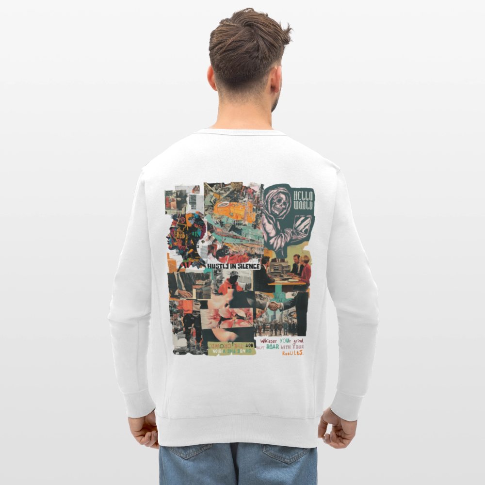 Aurelion, Office, 1st | Roller, Unisex Bio-Sweatshirt - Weiß