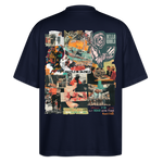 Aurelion2, Office, 1st | Blaster, Oversize Bio T-Shirt, Unisex - Navy