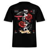 Hephani, Schlange, 1st | Essential, Relaxed Fit Unisex Bio T-Shirt - Schwarz