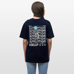 Hestian, Rose, 1st | Essential, Relaxed Fit Unisex Bio T-Shirt - Navy
