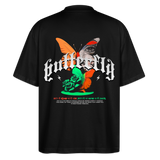 Noşîrêwan, Schmetterling, 1st | Blaster, Oversize Bio T-Shirt, Unisex - Schwarz