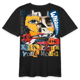 Kronan, Gesicht, 1st | Teenager Bio T-Shirt - Schwarz