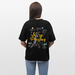 Maian, Beten, 1st | Blaster, Oversize Bio T-Shirt, Unisex - Schwarz