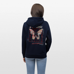 Xurmus, Schmetterling, 1st | Cruiser, Unisex Bio-Hoodie - Navy