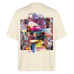 Callistara, Frau, 1st | Blaster, Oversize Bio T-Shirt, Unisex - Weißgrau