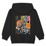 Aresia, Zebra, 1st | Kinder Zip Hoodie - Schwarz