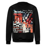 Heraa, Schach, 1st | Roller, Unisex Bio-Sweatshirt - Schwarz
