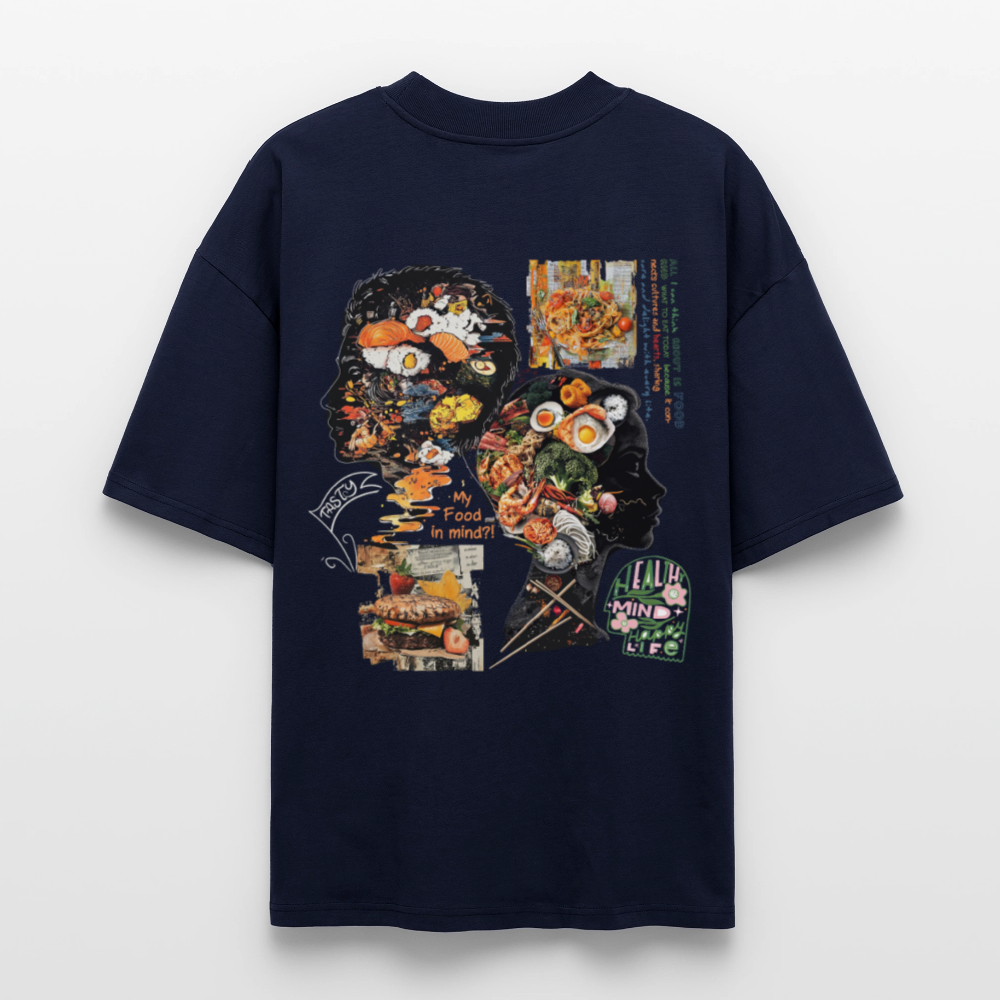 Atalantan, Essen, 1st | Blaster, Oversize Bio T-Shirt, Unisex - Navy