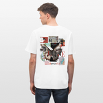 Zentharior, Schmetterling, 1st | Essential, Relaxed Fit Unisex Bio T-Shirt - Weiß