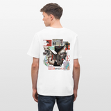 Zentharior, Schmetterling, 1st | Essential, Relaxed Fit Unisex Bio T-Shirt - Weiß