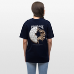 Şêwqî, Donut, 1st | Essential, Relaxed Fit Unisex Bio T-Shirt - Navy