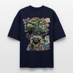 Oceani, Berge, 1st | Blaster, Oversize Bio T-Shirt, Unisex - Navy
