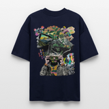 Oceani, Berge, 1st | Blaster, Oversize Bio T-Shirt, Unisex - Navy