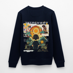 Hermesan, Kindheit, 1st | Roller, Unisex Bio-Sweatshirt - Navy