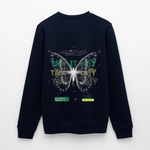 Hesinkar, Schmetterling, 1st | Roller, Unisex Bio-Sweatshirt - Navy