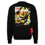 Daeva, Avocado, 1st | Heavyweight Oversized Bio Sweater, Unisex - SOLID BLACK