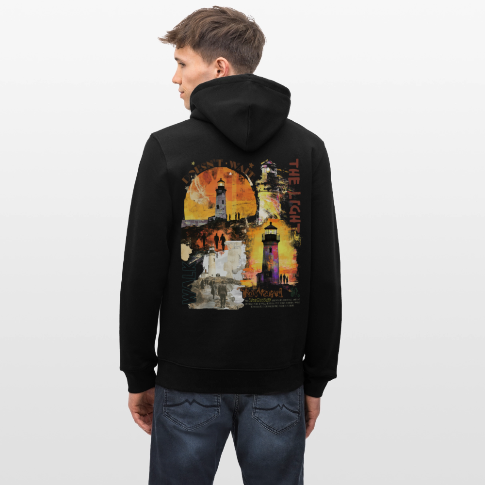 Morian, Leuchtturm, 1st | Cruiser, Unisex Bio-Hoodie - Schwarz