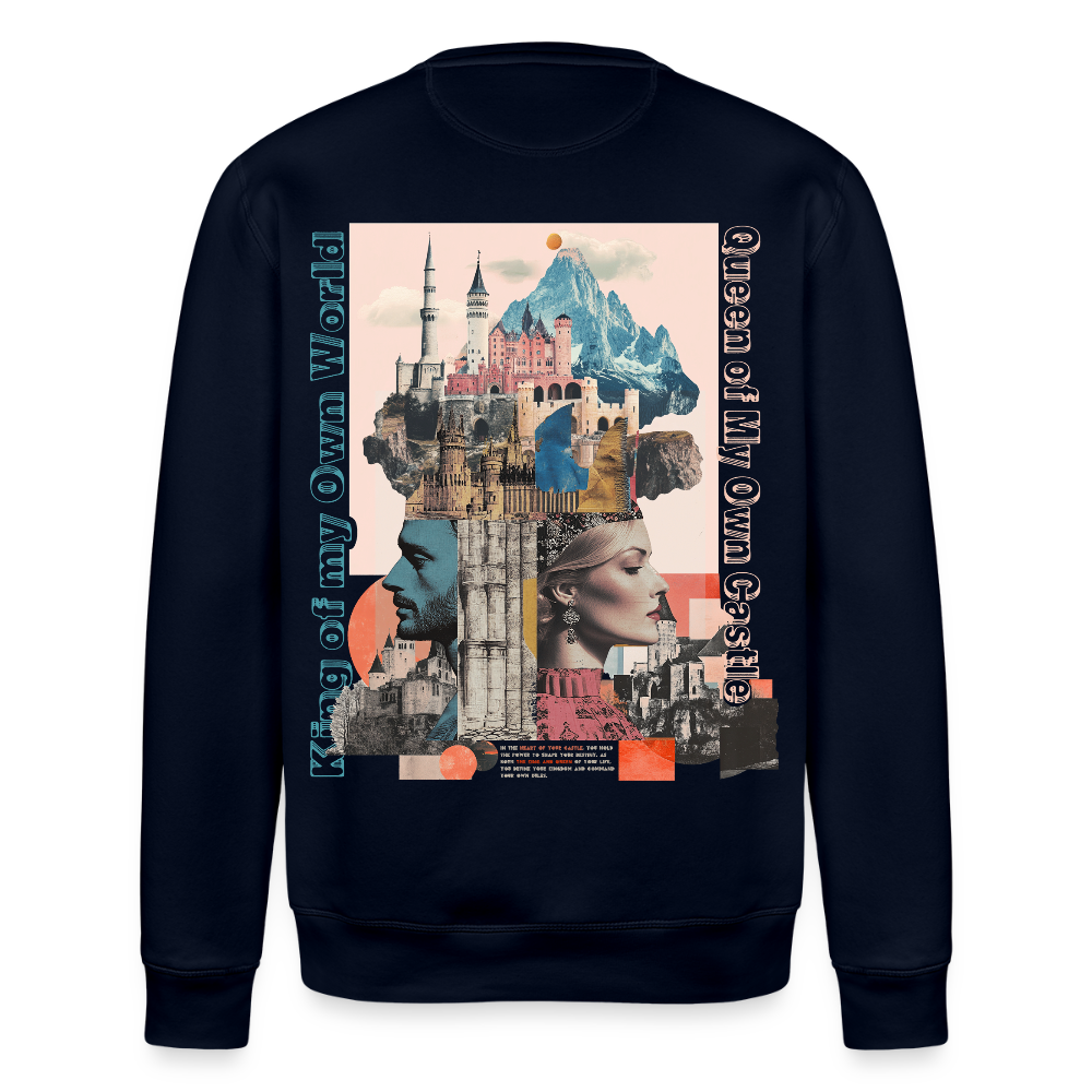 Zephiron, Schloss, 1st | Roller, Unisex Bio-Sweatshirt - Navy