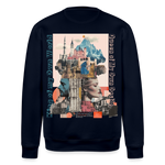 Zephiron, Schloss, 1st | Roller, Unisex Bio-Sweatshirt - Navy