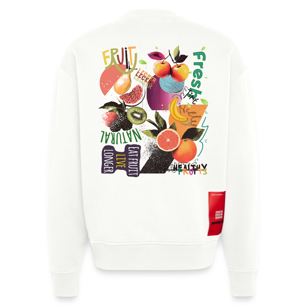 Xerathis, Obst, 1st | Heavyweight Oversized Bio Sweater, Unisex - OFF WHITE