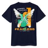 Azazîl, Schmetterling, 1st | Kinder Bio T-Shirt - Navy