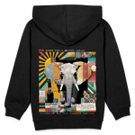 Thanatain, Elefant, 1st | Kinder Hoodie - Schwarz