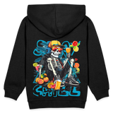 Calveron, Skelet, 1st | Kinder Hoodie - Schwarz
