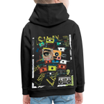 Shahzada, Kassetten, 1st | Kinder Hoodie - Schwarz