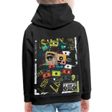 Shahzada, Kassetten, 1st | Kinder Hoodie - Schwarz