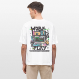Aetherion, Laptop, 1st | Blaster, Oversize Bio T-Shirt, Unisex - Weiß