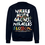 Quetzalcoatl, Vogel, 1st | Roller, Unisex Bio-Sweatshirt - Navy