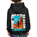 Fuxi, Wüste, 1st | Kinder Hoodie - Schwarz