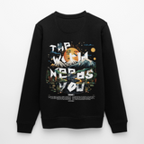 Ereshkigal, Berge, 1st | Roller, Unisex Bio-Sweatshirt - Schwarz