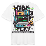 Aetherion, Laptop, 1st | Teenager Bio T-Shirt - Weiß