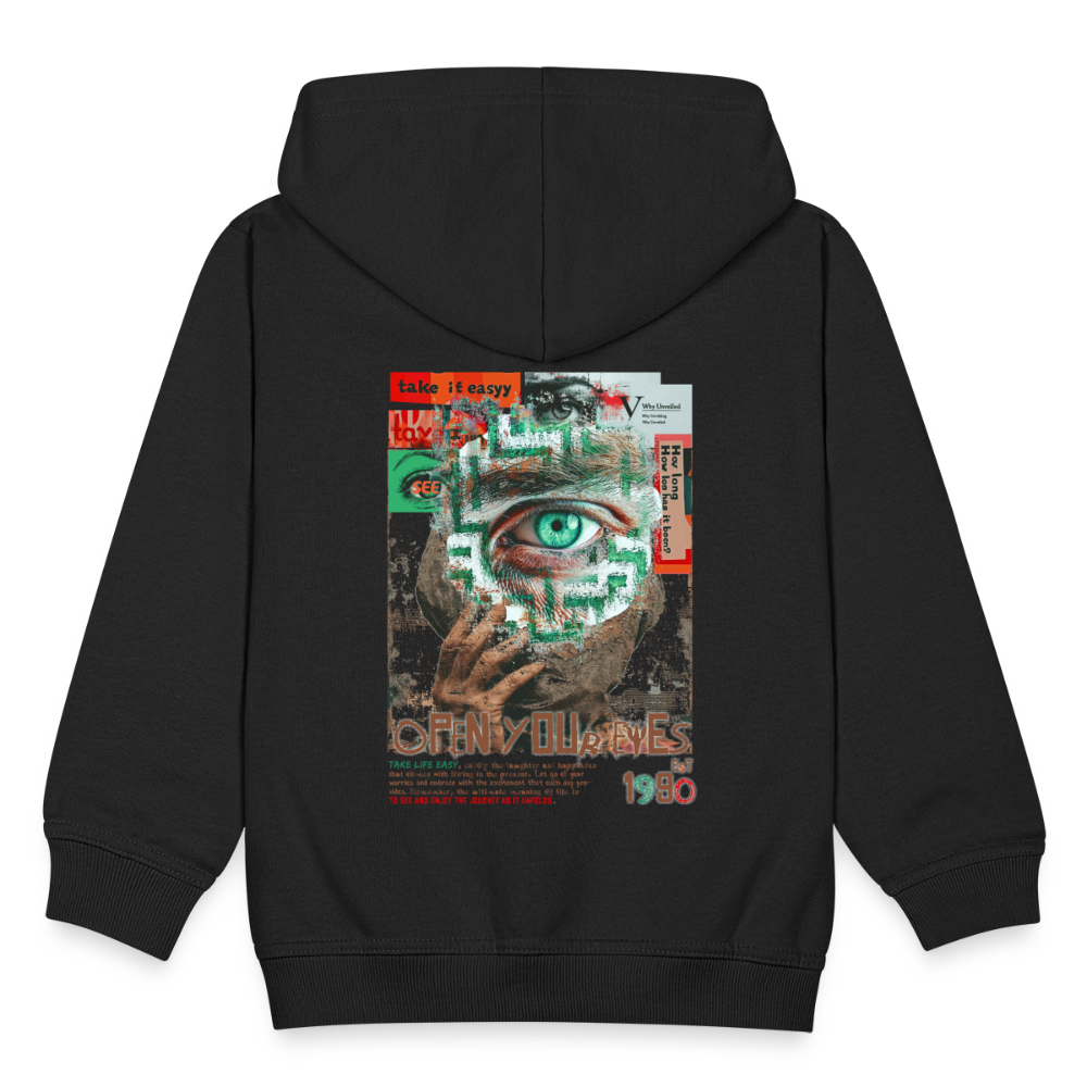Artemis, Fantasie, 1st | Kinder Zip Hoodie - Schwarz