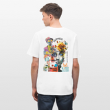 Verdantis, Blaue Augen, 1st | Essential, Relaxed Fit Unisex Bio T-Shirt - Weiß