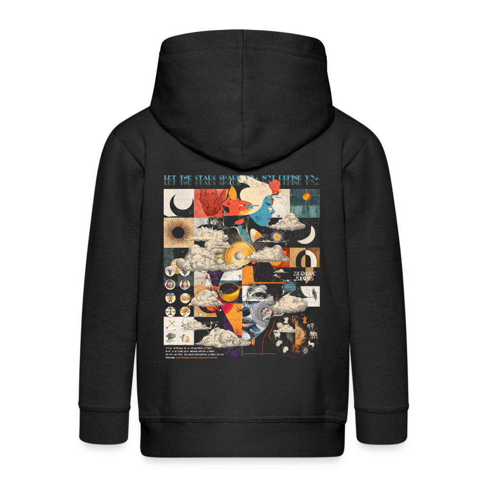 Hekatean, Sternzeichen, 1st | Kinder Zip Hoodie - Schwarz