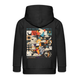 Hekatean, Sternzeichen, 1st | Kinder Zip Hoodie - Schwarz