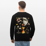Tsukuyomi, Sanduhr, 1st | Roller, Unisex Bio-Sweatshirt - Schwarz