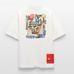 Seraphion, Gesichter, 1st | Heve, Heavyweight Oversized Bio T-Shirt, Unisex - OFF WHITE