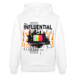 Flamethar, Fernseher, 1st | Cruiser, Unisex Bio-Hoodie - Weiß