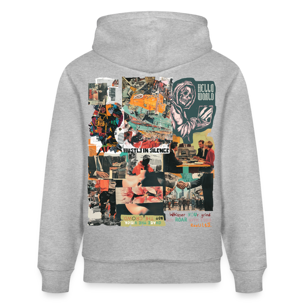 Aurelion, Office, 1st | Cruiser, Unisex Bio-Hoodie - Grau meliert