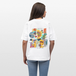Rivandor, Fantasie, 1st | Blaster, Oversize Bio T-Shirt, Unisex - Weiß