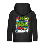 Thesean, Pinsel, 1st | Kinder Zip Hoodie - Schwarz