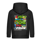 Thesean, Pinsel, 1st | Kinder Zip Hoodie - Schwarz