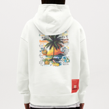 Magnarion, Palmen, 1st | Heavyweight Oversized Bio Hoodie, Unisex - OFF WHITE